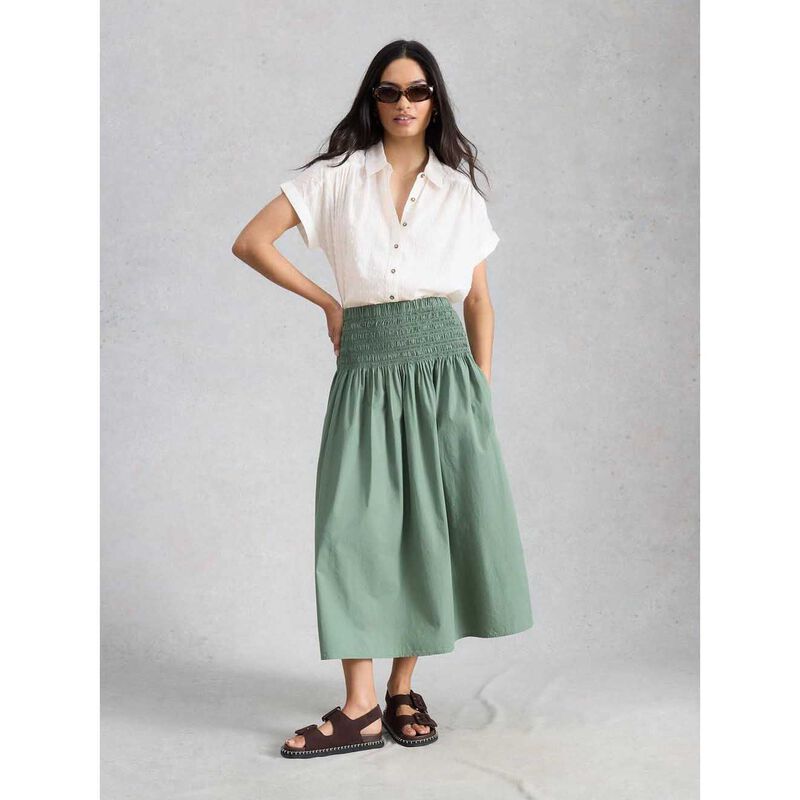 White Stuff Orla Button Through Shirt image number 3